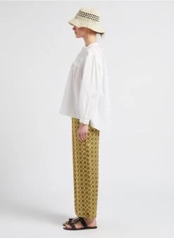 ELAIS - Katoenen Blouse Met Ronde Hals | Wit 13 ELAIS - Katoenen Blouse Met Ronde Hals | Wit -Wilson.NL 4099579