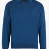 GARRY - Regular-fit, Wollen Trui Met Polokraagje | Blauw