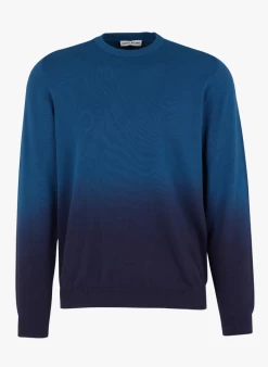 GUINE - Katoenen Trui Met Ronde Hals | Blauw