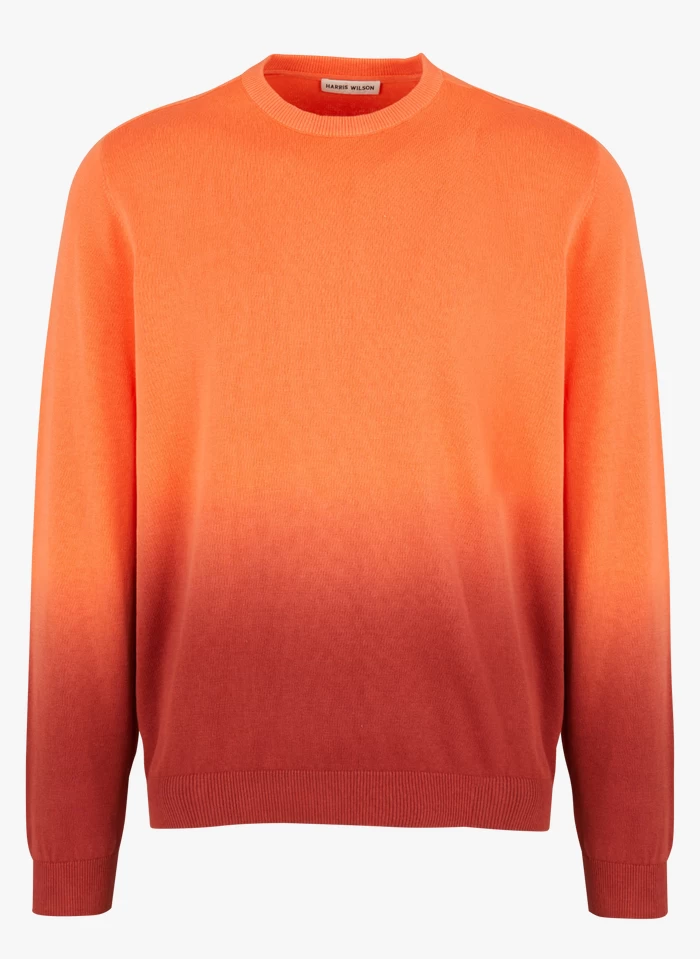 GUINE - Katoenen Trui Met Ronde Hals | Oranje 3 GUINE - Katoenen Trui Met Ronde Hals | Oranje