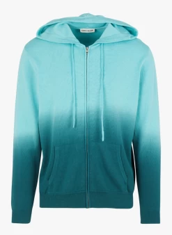 GUIDO - Katoenen Vest Met Rits En Capuchon | Blauw