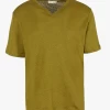HUMPHREY - Linnen T-shirt Met Tuniekhals | Kaki -Wilson.NL 4112983
