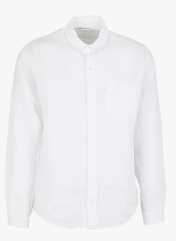 DANNY - Slim-fit, Linnen Overhemd | Wit