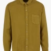 DANNY - Slim-fit, Linnen Overhemd | Kaki -Wilson.NL 4112990