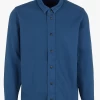 DARELL - Katoenen Overshirt Met Klassieke Kraag | Blauw -Wilson.NL 4112993