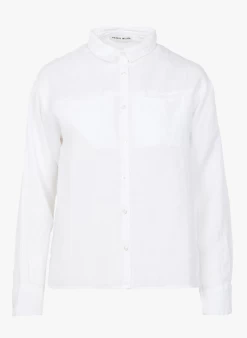 ELISE - Oversized Blouse Van Linnen | Wit 9 ELISE - Oversized Blouse Van Linnen | Wit -Wilson.NL 4129152