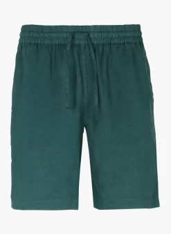 DANTON - Regular-fit, Linnen Short | Blauw