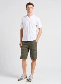 HAMON - Katoenen T-shirt Met Tuniekhals | Wit 10 HAMON - Katoenen T-shirt Met Tuniekhals | Wit -Wilson.NL 4131189