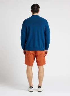 GARETH - Regular-fit, Wollen Vest Met Klassieke Kraag | Blauw -Wilson.NL 4132024