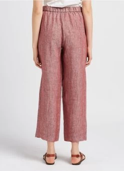 EMMOS - Rechte, Gestreepte, Linnen 7/8-broek | Gestreepte -Wilson.NL 4134569