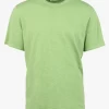 HAMLET - Regular-fit, Katoenen T-shirt Met Ronde Hals | Groen