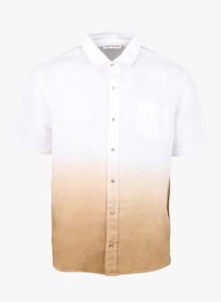 DANETTE - Linnen Overhemd Met Klassieke Kraag | Bruin