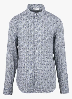 DOVY - Regular-fit Overhemd Van Biokatoen | Blauw