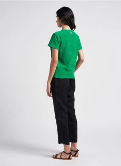 ELIAS - Rechte, Linnen, 7/8-broek | Zwart 29 ELIAS - Rechte, Linnen, 7/8-broek | Zwart -Wilson.NL 4145920