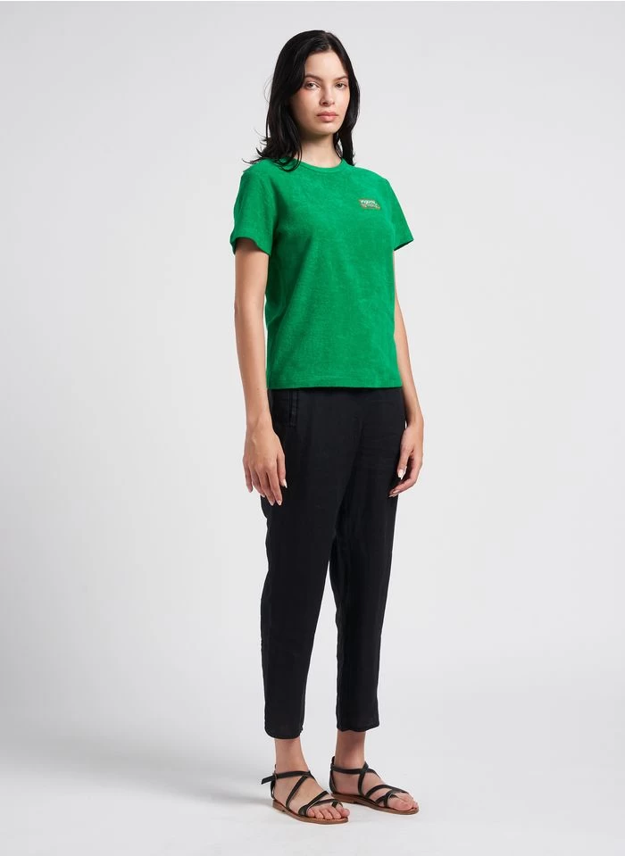 ELIAS - Rechte, Linnen, 7/8-broek | Zwart 12 ELIAS - Rechte, Linnen, 7/8-broek | Zwart - Image 10