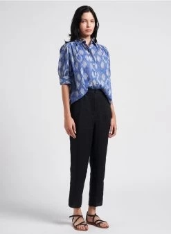 ELIAS - Rechte, Linnen, 7/8-broek | Zwart 22 ELIAS - Rechte, Linnen, 7/8-broek | Zwart -Wilson.NL 4147153