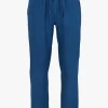 DANTE - Rechte, Linnen Broek | Blauw