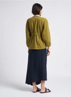 EYTIENNE - Katoenen Jasje Met Rits | Kaki -Wilson.NL 4161968