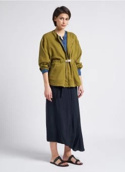 EYTIENNE - Katoenen Jasje Met Rits | Kaki -Wilson.NL 4161969