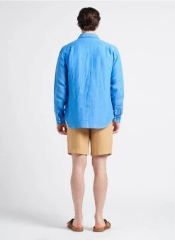 DANTON - Regular-fit, Linnen Short | Bruin 11 DANTON - Regular-fit, Linnen Short | Bruin -Wilson.NL 4169971