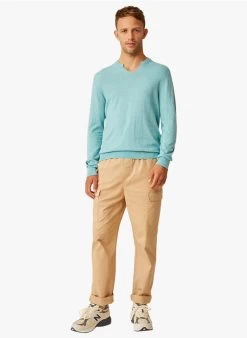 GUILLERMO - Katoenen Trui Met Ronde Hals En Knoopsluiting | Blauw 11 GUILLERMO - Katoenen Trui Met Ronde Hals En Knoopsluiting | Blauw -Wilson.NL 4175527