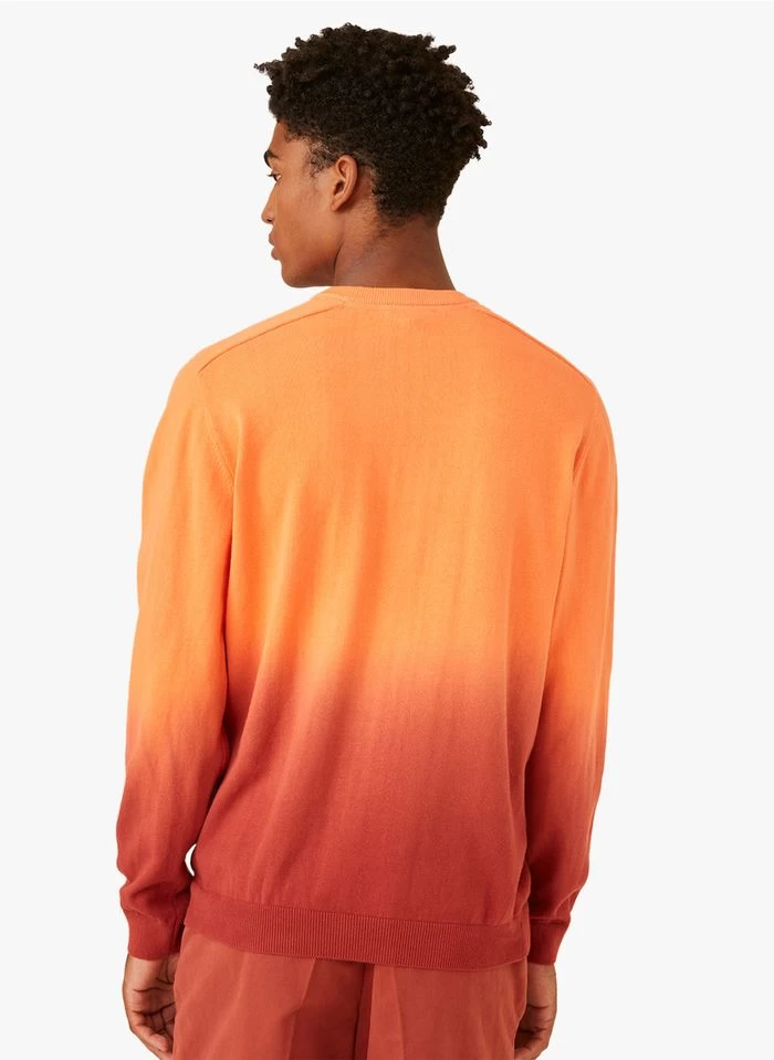 GUINE - Katoenen Trui Met Ronde Hals | Oranje 7 GUINE - Katoenen Trui Met Ronde Hals | Oranje - Image 5