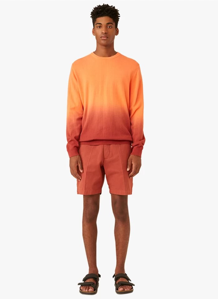 GUINE - Katoenen Trui Met Ronde Hals | Oranje 6 GUINE - Katoenen Trui Met Ronde Hals | Oranje - Image 4