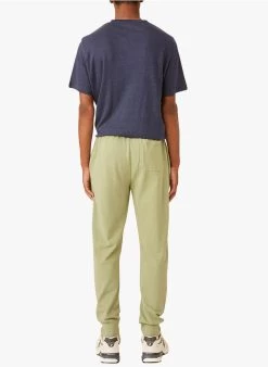 HENDERSEN - Katoenen Joggingbroek | Kaki -Wilson.NL 4175557