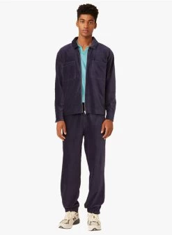 HILAIRE - Jasje Van Velours Katoenblend | Blauw -Wilson.NL 4175577