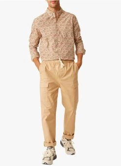 DAYAN - Katoenen Cargobroek | Beige 8 DAYAN - Katoenen Cargobroek | Beige -Wilson.NL 4175605