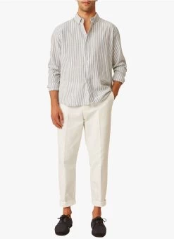 DIONY - Rechte, Katoenen Broek | Beige -Wilson.NL 4175611