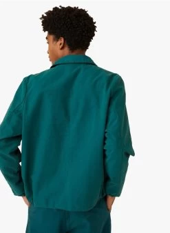 DIONESE - Katoenen Jack Met Klassieke Kraag | Blauw -Wilson.NL 4175615