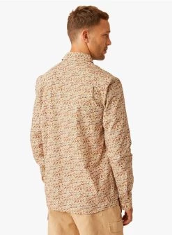 DAWSON - Regular-fit, Katoenen Overhemd Met Print | Beige 9 DAWSON - Regular-fit, Katoenen Overhemd Met Print | Beige -Wilson.NL 4175625