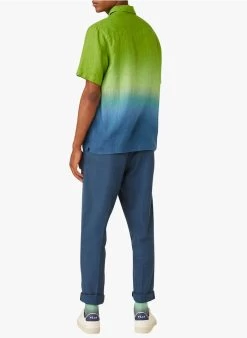 DANETTE - Linnen Overhemd Met Klassieke Kraag | Blauw -Wilson.NL 4175639