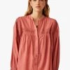 ELAIS - Katoenen Blouse Met Ronde Hals | Rood 2 ELAIS - Katoenen Blouse Met Ronde Hals | Rood -Wilson.NL 4175657