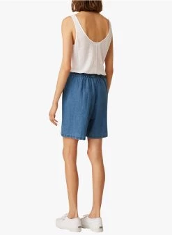 EYMILIO - Linnen Bermuda | Blauw -Wilson.NL 4175664