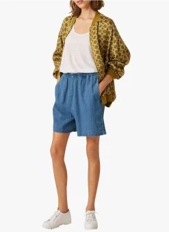 EYMILIO - Linnen Bermuda | Blauw -Wilson.NL 4175665