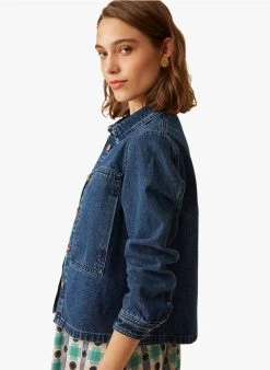 ESPERANZA - Katoenen Spijkerjasje | Blauw -Wilson.NL 4175670