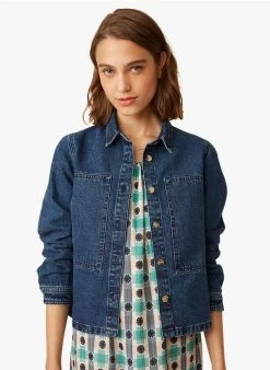 ESPERANZA - Katoenen Spijkerjasje | Blauw -Wilson.NL 4175671