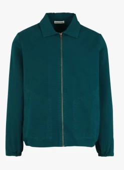 DIONESE - Katoenen Jack Met Klassieke Kraag | Blauw