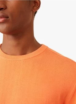 GUINE - Katoenen Trui Met Ronde Hals | Oranje 9 GUINE - Katoenen Trui Met Ronde Hals | Oranje -Wilson.NL 4213046