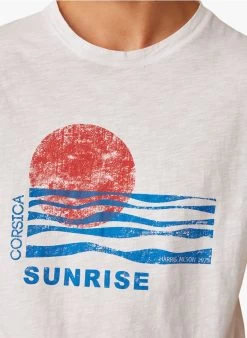 HAMLO - Katoenen T-shirt Met Ronde Hals En Zeefdruk | Wit -Wilson.NL 4213050