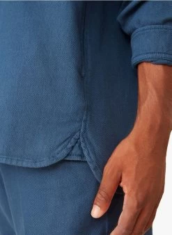 DARELL - Katoenen Overshirt Met Klassieke Kraag | Blauw -Wilson.NL 4213061