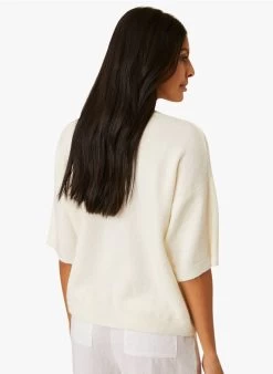 ELIFE - Linnen, Straight-fit 7/8-broek | Wit -Wilson.NL 4213143