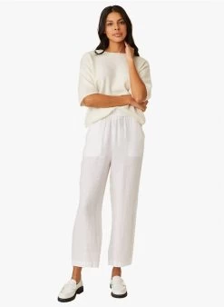 FAUVE - Wollen Trui Met Ronde Hals | Beige -Wilson.NL 4213147