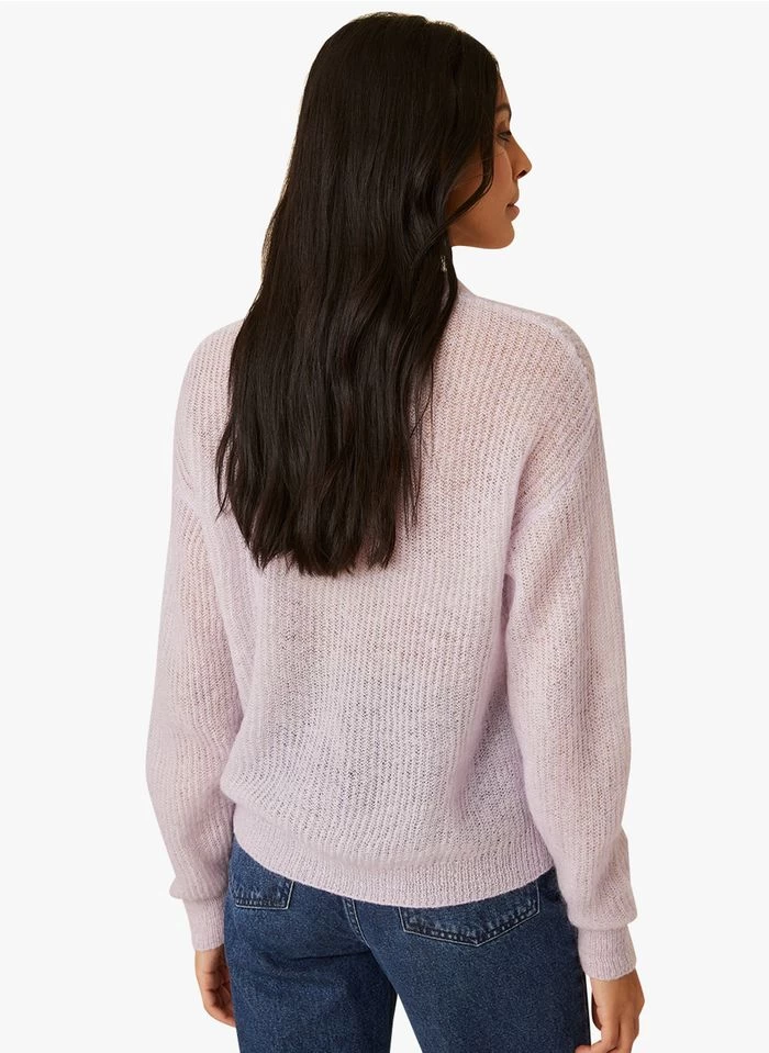 FLORA - Vest Met V-hals | Violet 6 FLORA - Vest Met V-hals | Violet - Image 4