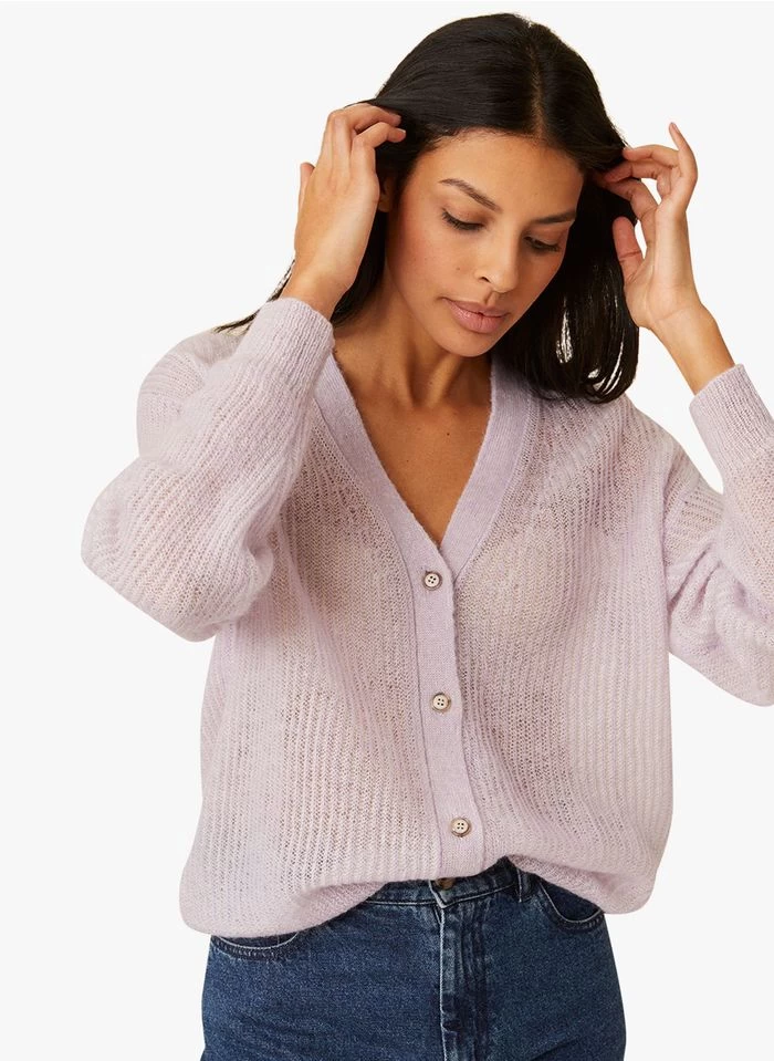 FLORA - Vest Met V-hals | Violet 7 FLORA - Vest Met V-hals | Violet - Image 5