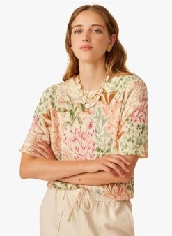 FLARA - Korte Trui Wolblend Met Alpaca | Veelkleurig -Wilson.NL 4213307