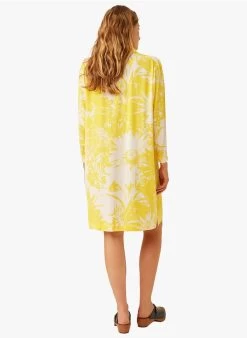 EMILIETTE - Korte Overhemdjurk | Geel -Wilson.NL 4213309