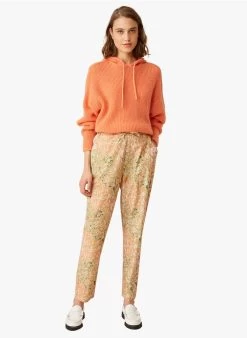 ERMAN - Rechte, Katoenen Broek Met Bloemenprint | Veelkleurig -Wilson.NL 4213317